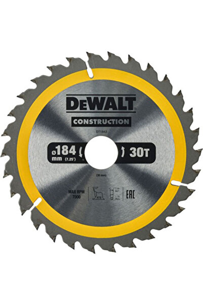 Dewalt Disc de tăiere pentru materiale de construcții, diametru 184mm, cu 30 ...
