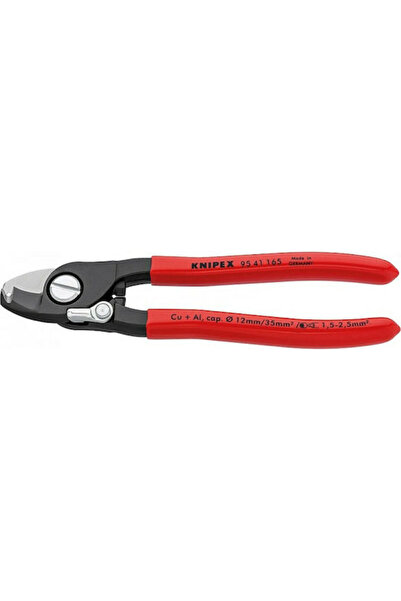 Knipex Clește tăietor de cabluri pentru electrician, lungime 165mm, cod: 95 4...