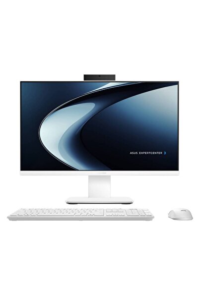 ASUS ExpertCenter P600 Ryzen AI 7-350 32GB 512GB 27 FreeDos Beyaz AI-Powered AIO Bilgisayar PM670KA