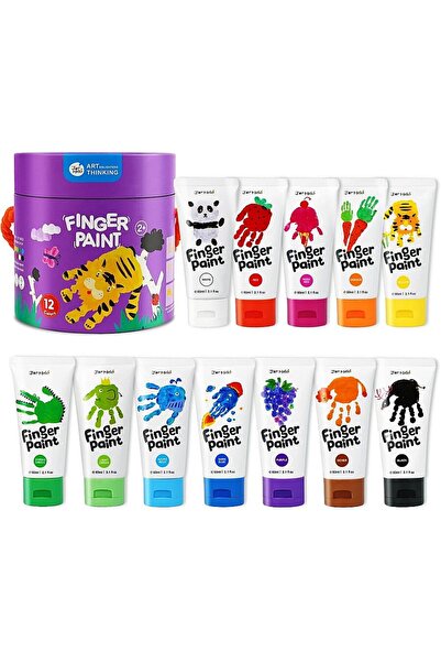 Jarmelo Finger Paint Set 12 Colors Ja91418