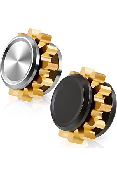 Arabest Fidget Spinner, Solid Copper Gear, 2 Pack Mini Brass Metal With Steel...