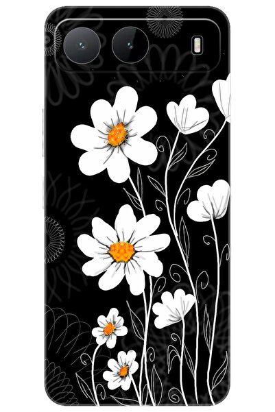 TECNO Spark 40 5G (KM8n) Uyumlu Kılıf Desen Baskılı Silikon Papatya STK:693 C...