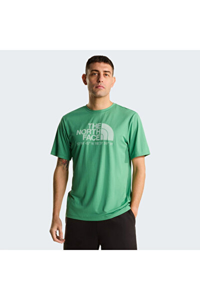 THE NORTH FACE Ανδρικό πράσινο T-shirt M 247 SS NF0A8BEJG571