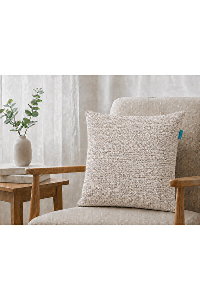 Rolivs Natural Texture Decorative Throw Pillow 45X45 cm - Bohemian Gray