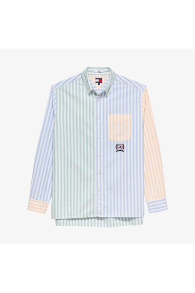 Tommy Hilfiger Oxford Erkek Mavi Gömlek