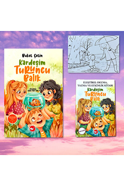 Beyaz Balina Yayınları KARDEŞİM TURUNCU BALIK / ÇALIŞMA KİTABI VE KARTPOSTAL ...