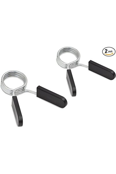 Arabest 2 Inch Stainless Steel Barbell Spring Collar Clips,Weight Bar Locking...