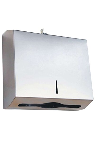 Gloria Θήκη Χαρτοπετσετών Zig-Zag-2 Nova 43-8956 Με Κλειδί 28x10x27εκ. Ασημί