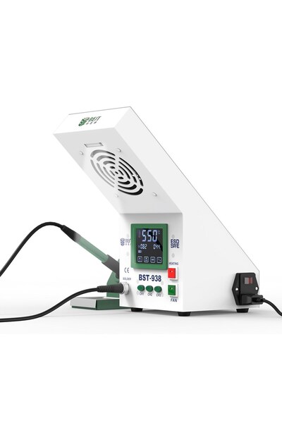 Best Soldering Station BST-938 με σταθμό απορόφησης καπνού και LED φως
