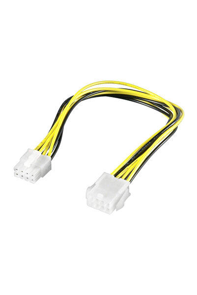 POWERTECH καλώδιο για MB 8pin αρσενικό σε 8pin θηλυκό CAB-W008, 20cm