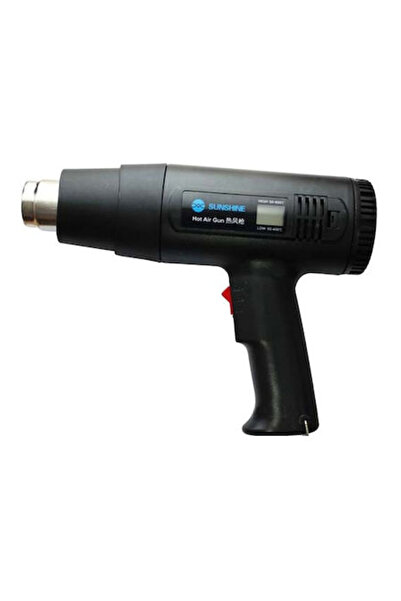 SUNSHINE πιστόλι θερμού αέρα RS-1800D, 2 ταχύτητες, LCD, 1800W, μαύρο