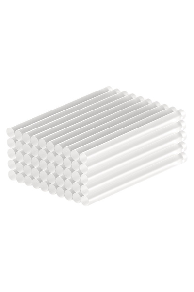 goobay ράβδοι σιλικόνης 77851, Φ7mm x 100mm, διάφανο, 50τμχ