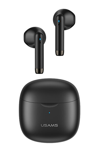 Usams earphones IA04 με θήκη φόρτισης, True Wireless, Φ13mm, μαύρα