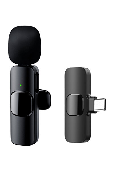 APEXEL ασύρματο μικρόφωνο APL-MIC003, USB-C, 2.4GHz, μαύρο