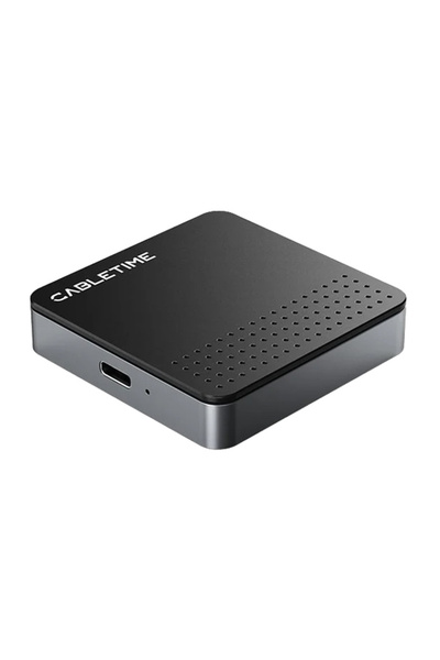 Cabletime θήκη για M.2 NVME SSD CT-SSD04-AG, μαγνητική, 10Gbps, γκρι