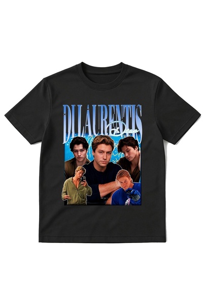 Vordevia Tricou oversize din bumbac imprimat Off Campus Dean Di Laurentis