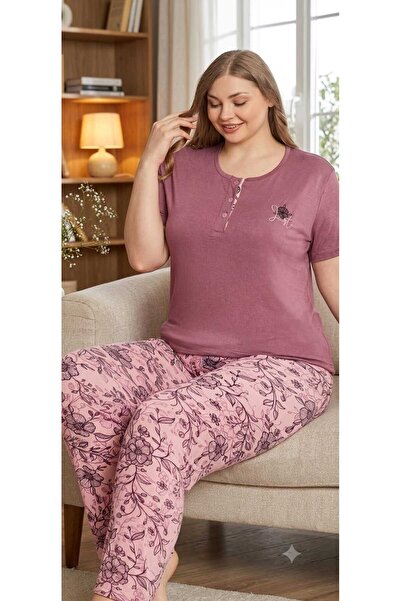 pijamacity Battal Beden Kadın Pijama Takımı