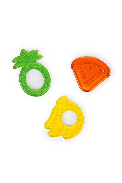 Bright Starts Juicy Chews комплект захапалки - Диня, Ананас, Банан