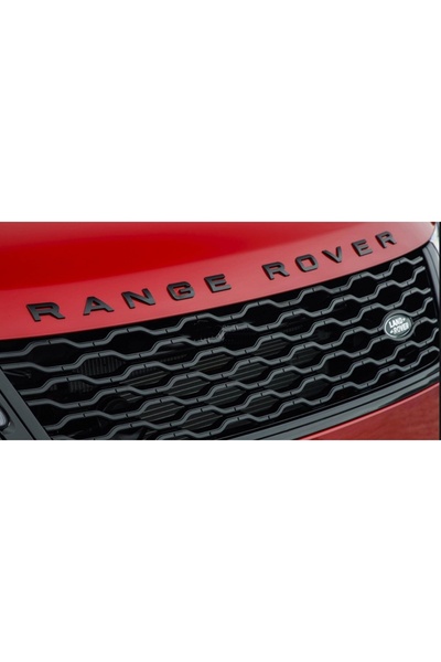 Rocas RANGE ROVER YAZI ÖN VE ARKA UYUMLU YAZI MAT SİYAH