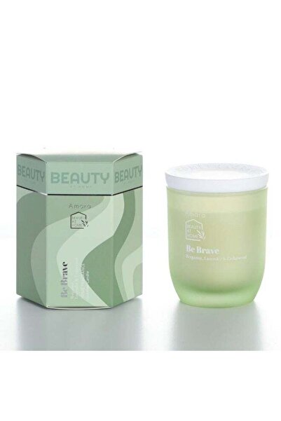 Danube Home شمعة أمارا هامبل بي برايف في وعاء زجاجي - شمعة معطرة طويلة الأمد ...