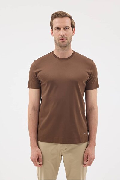 Paşahan Crew Neck 100% Mercerized Cotton Men's T-Shirt
