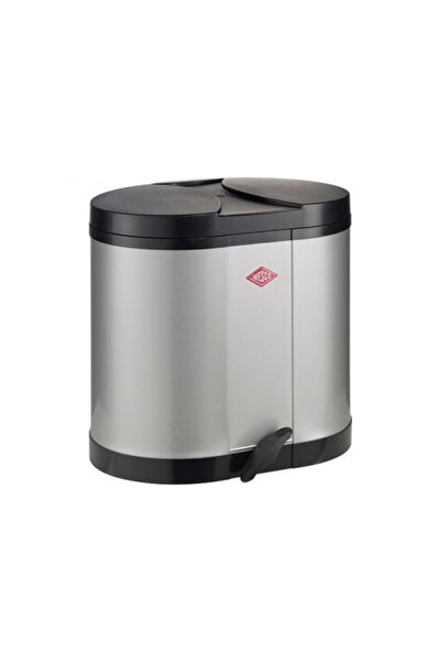Wesco Cos de gunoi, Beta, 2x15l, argintiu, 430x450mm