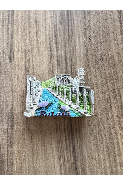 Yıldızan Antique Kent Decorative Magnet, Handmade Painted Resin, Tourist Souv...