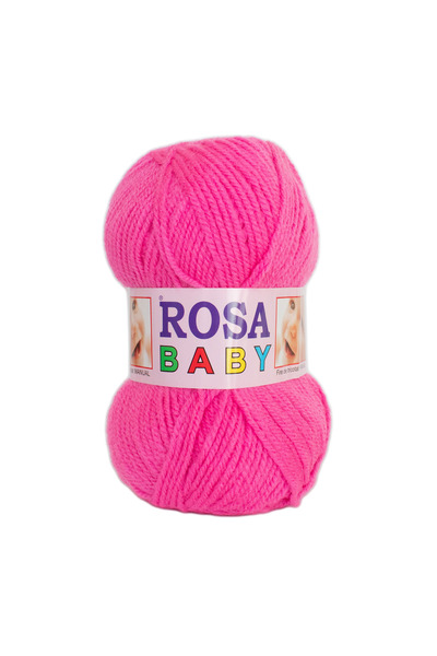ROSA Pachet fir tricotat Baby, 10 bobine, 20% Poliamida - 80% Acril, 400 g/pa...