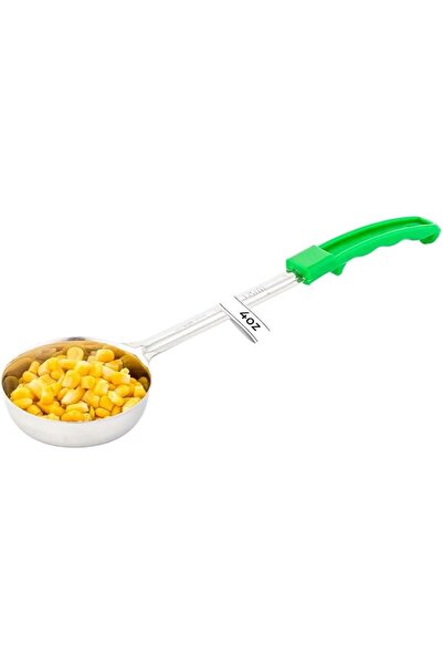 The Bros Met Lux 4 Ounce Portion Ladle, 1 Perforated Portion Serving Spoon - ...