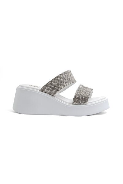 Mamito Ayakkabı Dl 10 Filled Sole Stone Slippers
