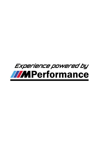 Amo-Stickers Αυτοκόλλητο αυτοκινήτου BMW σειράς 1, 3, 5, 7, 60εκ., Ασημί
