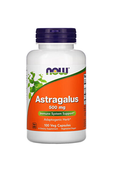 Now Foods Herbal, Astragalus (Astragalus membranaceus) 500 mg, Immune System ...