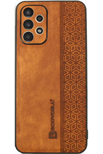 Bodycell Pattern Leather - Σκληρή Θήκη Samsung Galaxy A13 4G - Brown