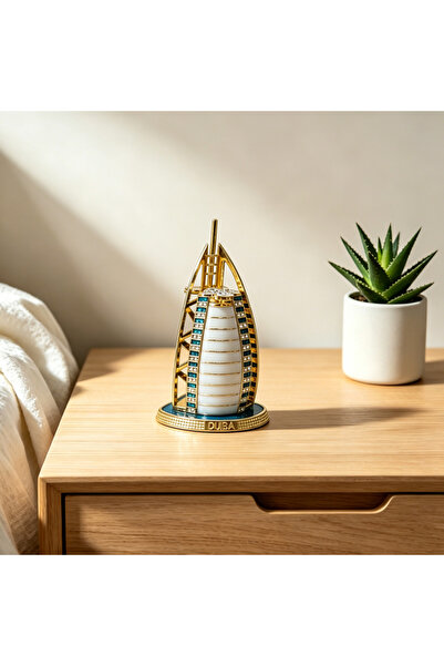 NUJET Dubai Sailing Hotel metal diamond-encrusted aromatherapy stove Middle E...