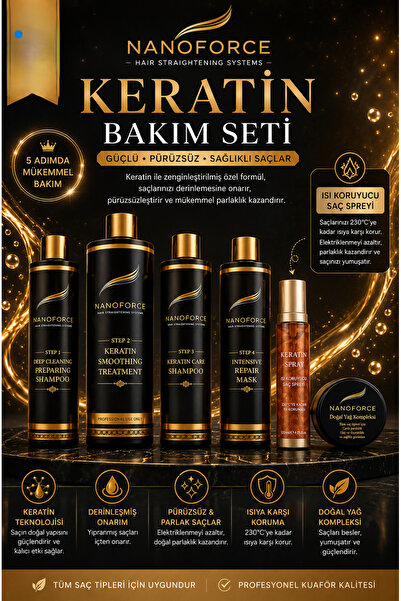 REVOLA EXPERT NANOFORCE 6 Lı Set 1 Uygulama 11 Ay Kalıcı Düz Saçlar