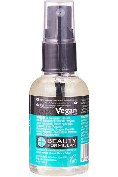 BEAUTY FORMULAS BEAUTY FORMULA NIACINAMIDE FACIAL MIST WITH HYALURONIC ACID 50ML