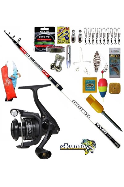 Okuma Revenger Rv-8000A 420cm 100-200gr Camarro Profesyonel Sazan Kıyı Olta T...