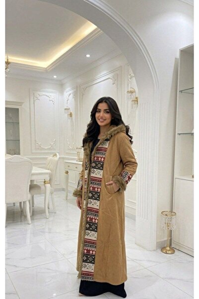 alqarat "Asala" Winter Luxury Fur Coat with Heritage Trim