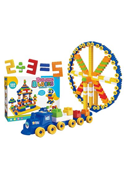 ToyMarkt Κουτί με τουβλάκια κατασκευών 250 τεμάχια. 3+ Ετών 29x22x7εκ. 95452