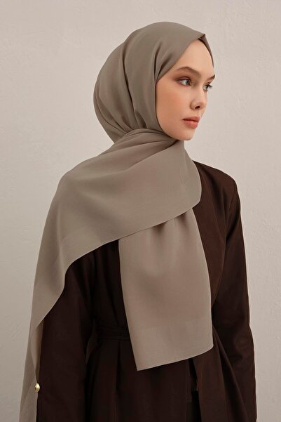 Armine Women's Solid Color Cotton Shawl Stone Gray