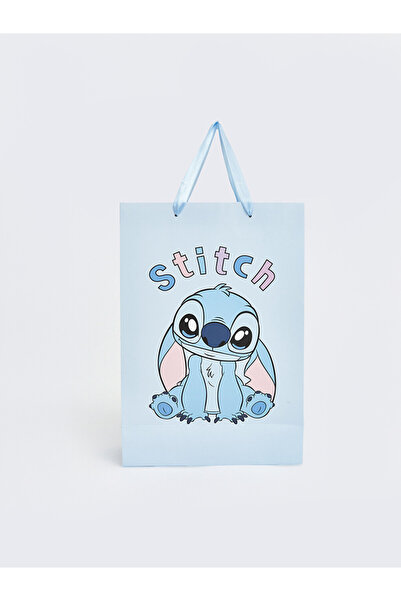LC Waikiki Pungă de hârtie imprimată cu Stitch, pungă cadou