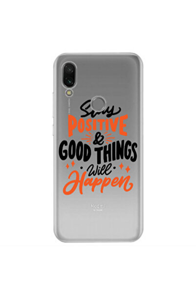 Other Xiaomi Redmi Note 7 Stay Positive Transparent Silicone TPU Θήκη