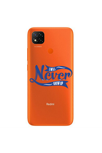 Other Xiaomi Redmi 9c I Will Never Grow Up Transparent Silicone TPU Θήκη