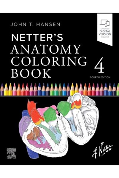 Elsevier Health Sciences Cartea de colorat Anatomia lui Netter, ediția a 4-a,...