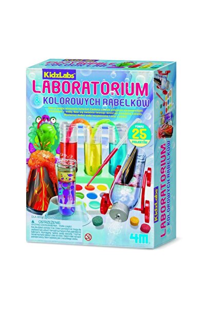 4M Setul Kidzlabs Laborator științific de bule colorate pentru copii