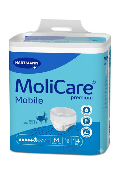 MOLICARE Scutec pentru adulți pentru incontinență severă Premium Mobile, 6 pi...