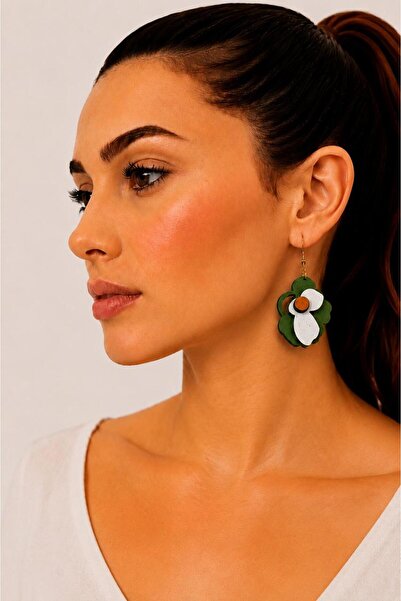 ROKH Women's Design Natural Handmade Wooden Authentic Earrings