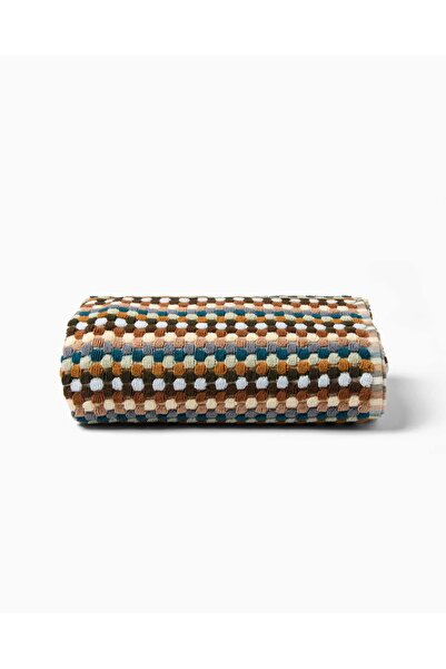 ØYRE HOME Oyre Home Honeycomb Woven Bath Towel 140X80 cm 100% Cotton Quick Dr...