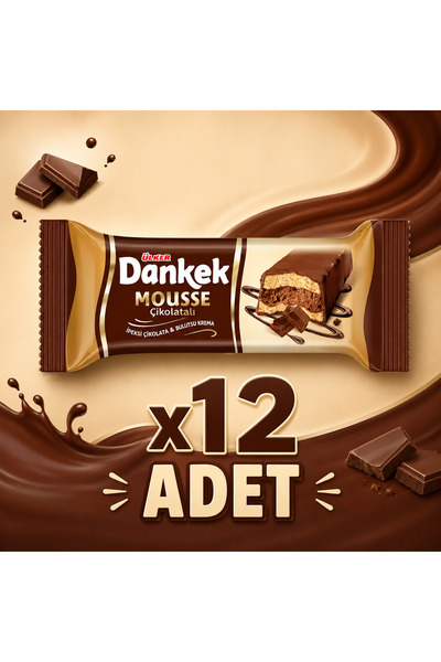 Ülker Dankek Çikolatalı Mousse (45 g) x12 adet