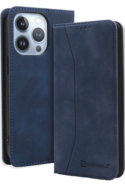 Bodycell Θήκη Apple iPhone 15 Pro Max - Book Case Πορτοφόλι - Blue